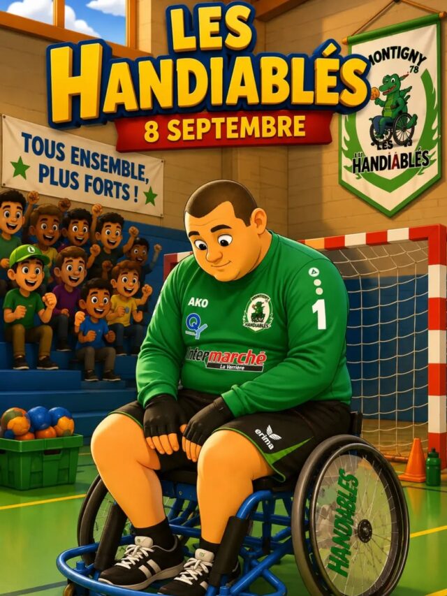 🎒 Cette semaine, c’est la rentrée pour beaucoup… Mais chez nous aussi, elle approche ! 🐊♿🤾‍♂️ Les fauteuils sont prêts, les ballons aussi. Une nouvelle saison des Handiablés arrive. 📅 Rendez-vous le 8 septembre. 💚 Handicapés ou valides, une seule équipe, une même passion. TOUS ENSEMBLE, PLUS FORTS ! »

#LesHandiables #HandFauteuil #Handisport #Montigny78 #Handball