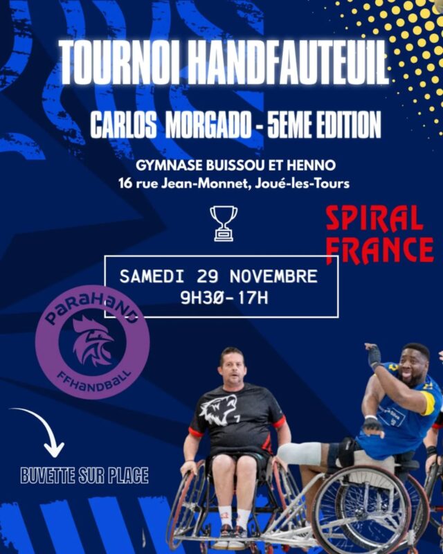 Samedi prochain, l'équipe des Handiablés prendra la direction de Joué les Tours pour participer au tournoi Carlos MORGADO.